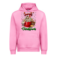 Fuchsia Pink Sweet christmas Urban Hoodie - NancyCooperArtShop