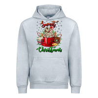 Heather Grey Sweet christmas Urban Hoodie - NancyCooperArtShop