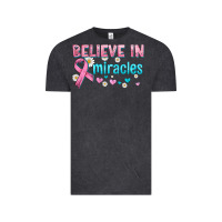 Vintage Black believe in miracles with ribbon Vintage Tee - HRA Design Shop