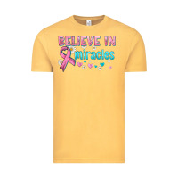 Vintage Mustard believe in miracles with ribbon Vintage Tee - HRA Design Shop
