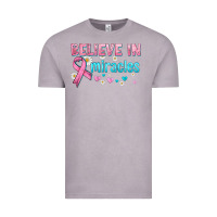 Vintage Zinc believe in miracles with ribbon Vintage Tee - HRA Design Shop