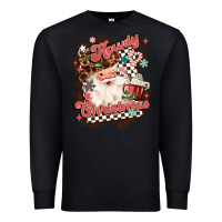 Black western howdy christmas Premium Sweatshirt - MaliasSmallBusiness