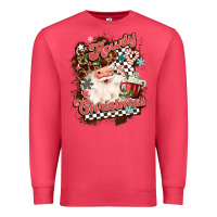 Cardinal western howdy christmas Premium Sweatshirt - MaliasSmallBusiness