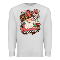 Dove Grey western howdy christmas Premium Sweatshirt - MaliasSmallBusiness