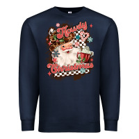 Navy western howdy christmas Premium Sweatshirt - MaliasSmallBusiness