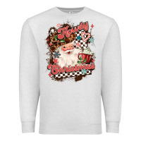 Oatmeal Heather western howdy christmas Premium Sweatshirt - MaliasSmallBusiness