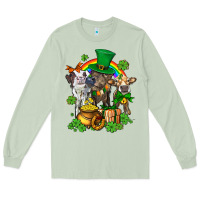 Matcha little cows and st patricks party Long Sleeve Tee - AdoDesignShop