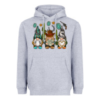 Heather Grey western gnomies Heavyweight Hoodie - NancyCooperArtShop