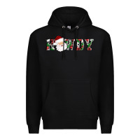Black howdy santa Premium Hoodie - AdoDesignShop