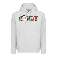 Dove Grey howdy santa Premium Hoodie - AdoDesignShop