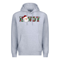 Heather Grey howdy santa Premium Hoodie - AdoDesignShop