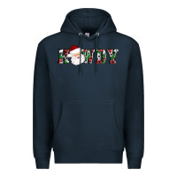 Navy howdy santa Premium Hoodie - AdoDesignShop