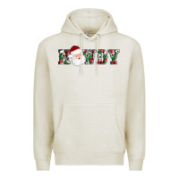 Oatmeal Heather howdy santa Premium Hoodie - AdoDesignShop