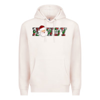 Pale Pink howdy santa Premium Hoodie - AdoDesignShop