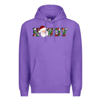 Purple howdy santa Premium Hoodie - AdoDesignShop