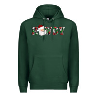 Sports Green howdy santa Premium Hoodie - AdoDesignShop