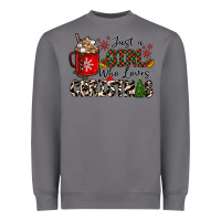 Storm just a girl who loves christmas Heavyweight Sweatshirt - CowhideDigitalArt