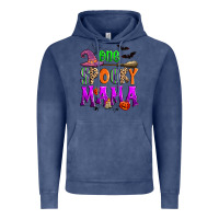 Vintage Denim one spooky mama Vintage Hoodie - Zillion Design Studio