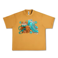 Peanut Butter Winter Ice Skating Boots And Coffee Urban Heavy Tee - FaDigitalArtStudio