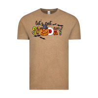 Vintage Coffee Let's Get Spooky Vintage Tee - CowhideDigitalArt