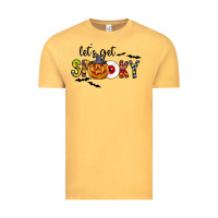 Vintage Mustard Let's Get Spooky Vintage Tee - CowhideDigitalArt