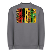 Storm junetheenth black livesmatter brush stroke Heavyweight Sweatshirt - HRA Design Shop