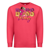 Cardinal boss lady afro woman Premium Sweatshirt - NancyCooperArtShop
