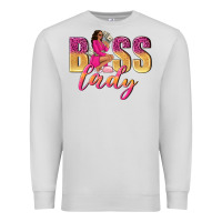 Dove Grey boss lady afro woman Premium Sweatshirt - NancyCooperArtShop