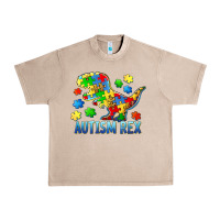 French Oak autism rex Urban Heavy Tee - BarkalooDesign