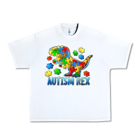 White autism rex Urban Heavy Tee - BarkalooDesign