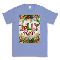 Colony Blue Christmas Jolly Nurse Classic Tee - Artiststas