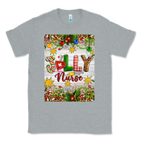 Heather Grey Christmas Jolly Nurse Classic Tee - Artiststas