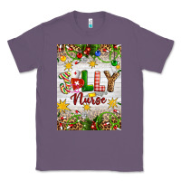 Lavender Christmas Jolly Nurse Classic Tee - Artiststas