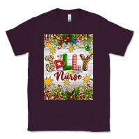 Plum Christmas Jolly Nurse Classic Tee - Artiststas