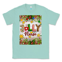 Seafoam Christmas Jolly Nurse Classic Tee - Artiststas