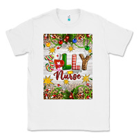 White Christmas Jolly Nurse Classic Tee - Artiststas