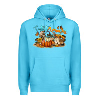 Ocean Blue Cutest Pumpkin In The Patch Premium Hoodie - LillyAllenDesigns