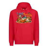 Red Cutest Pumpkin In The Patch Premium Hoodie - LillyAllenDesigns