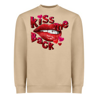 Mushroom kiss me back Heavyweight Sweatshirt - FaDigitalArtStudio