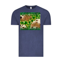 Vintage Denim St. Patrick's Day shamrock tumbler St. Patricks Vintage Tee - Neo Western