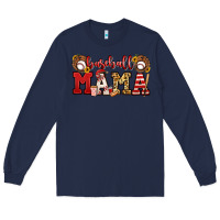 Navy baseball mama Long Sleeve Tee - Jasminsmagicworld