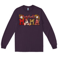 Plum baseball mama Long Sleeve Tee - Jasminsmagicworld