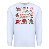 White thing that make me happy Premium Sweatshirt - MaliasSmallBusiness