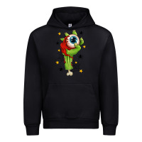 Black Zombie Hand with Eyeball Urban Hoodie - texasbilliewilder