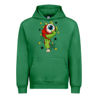 Emerald Zombie Hand with Eyeball Urban Hoodie - texasbilliewilder