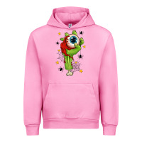Fuchsia Pink Zombie Hand with Eyeball Urban Hoodie - texasbilliewilder