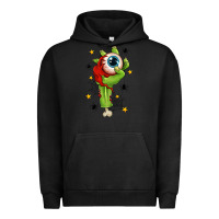 Pigment Black Zombie Hand with Eyeball Urban Hoodie - texasbilliewilder