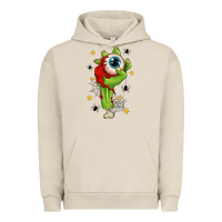 Pigment French Oak Zombie Hand with Eyeball Urban Hoodie - texasbilliewilder