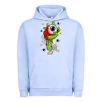 Pigment Grape Ice Zombie Hand with Eyeball Urban Hoodie - texasbilliewilder