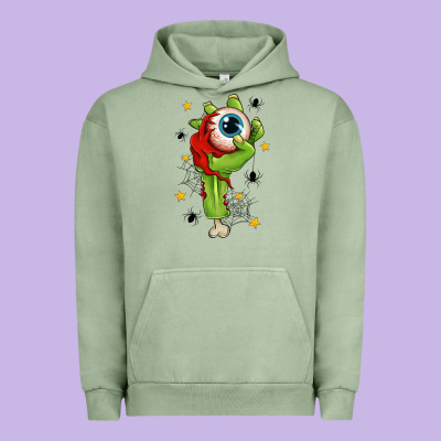Zombie Hand With Eyeball Urban Hoodie Designed By Texasbilliewilder